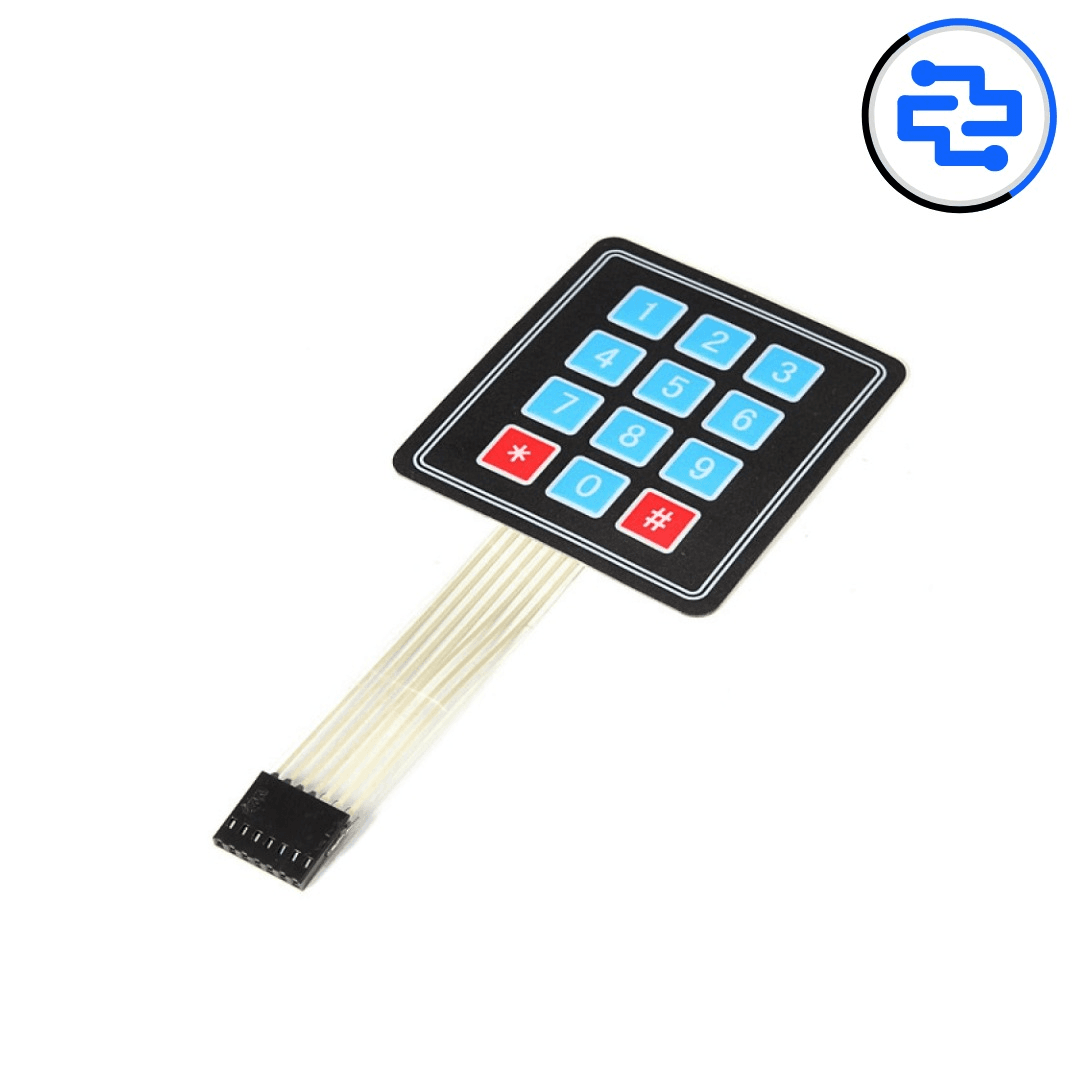 4x3 Matrix Membrane Keypad - image 1