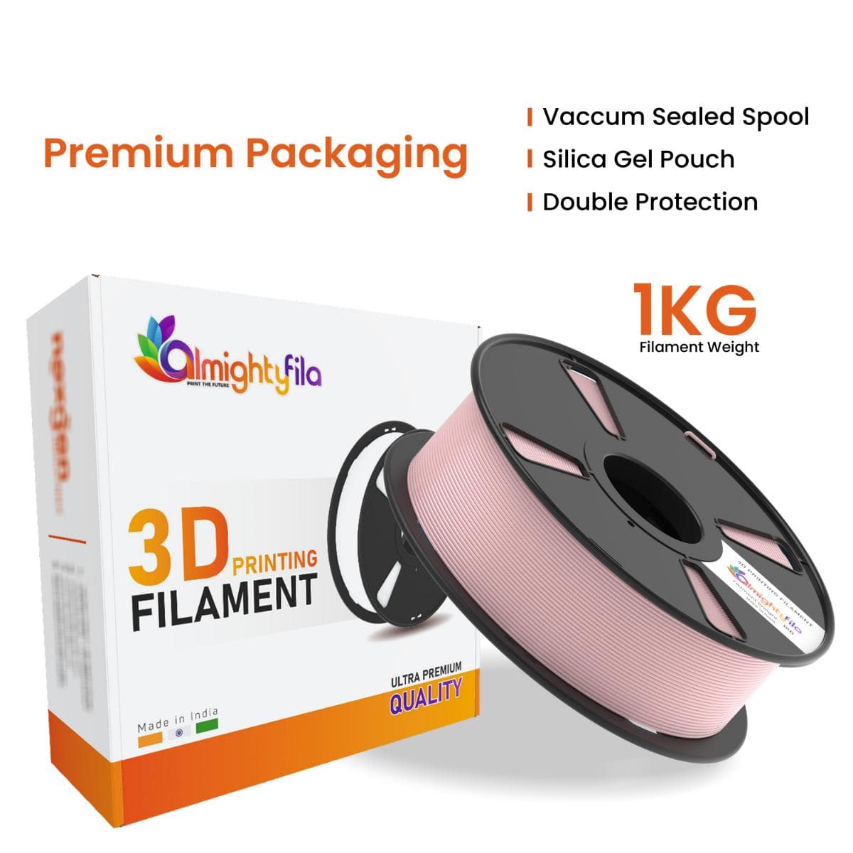 Baby Pink PLA+ 3D Printer Filament - image 4