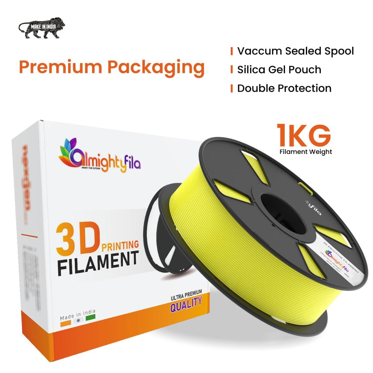 Lemon Yellow PLA+ 3D Printer Filament - image 4