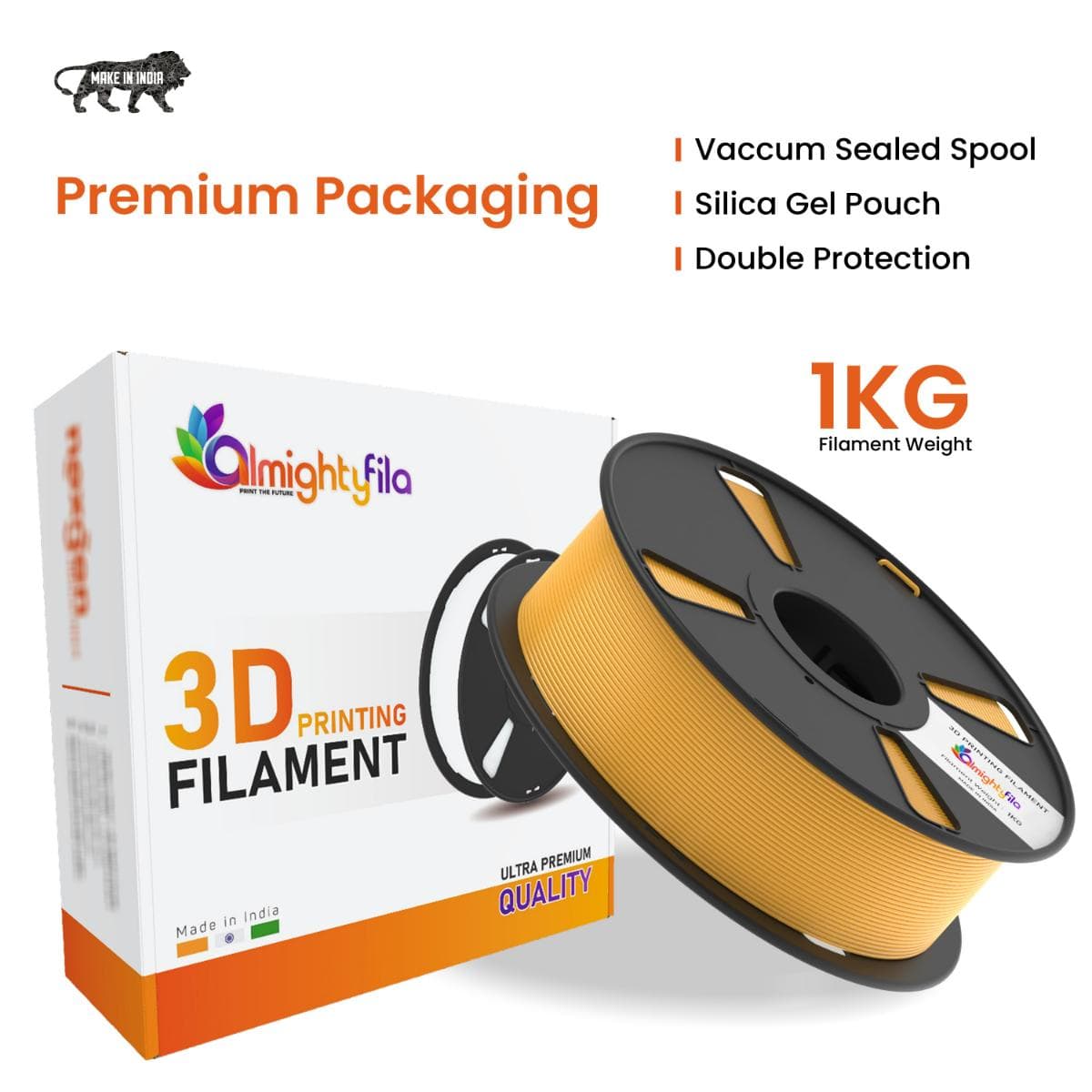 Gold PLA+ 3D Printer Filament - image 4