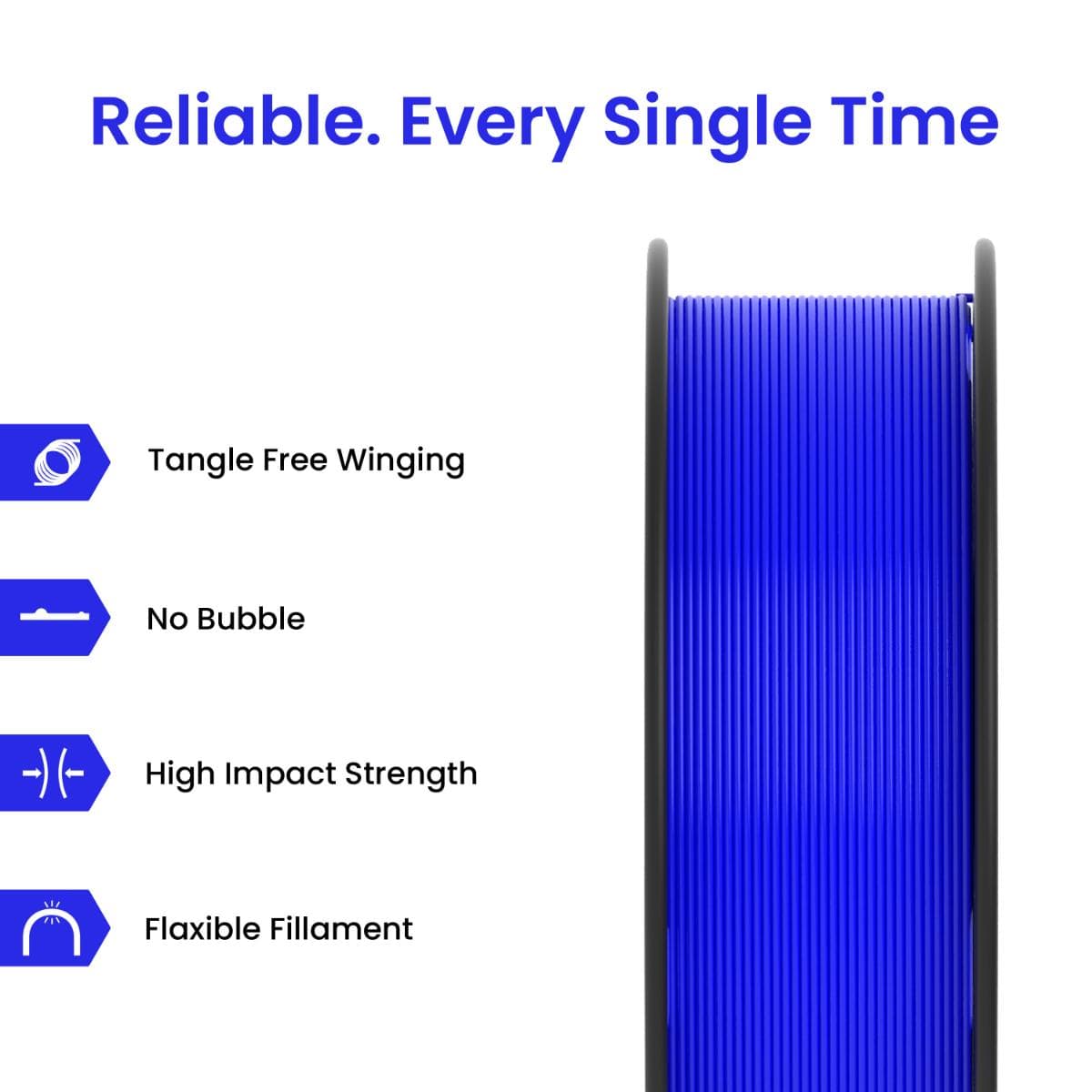 Royal Blue PLA+ 3D Printer Filament - image 2