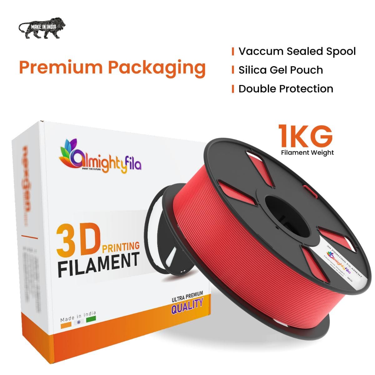 Red PLA Matte 3D Printer Filament - image 4