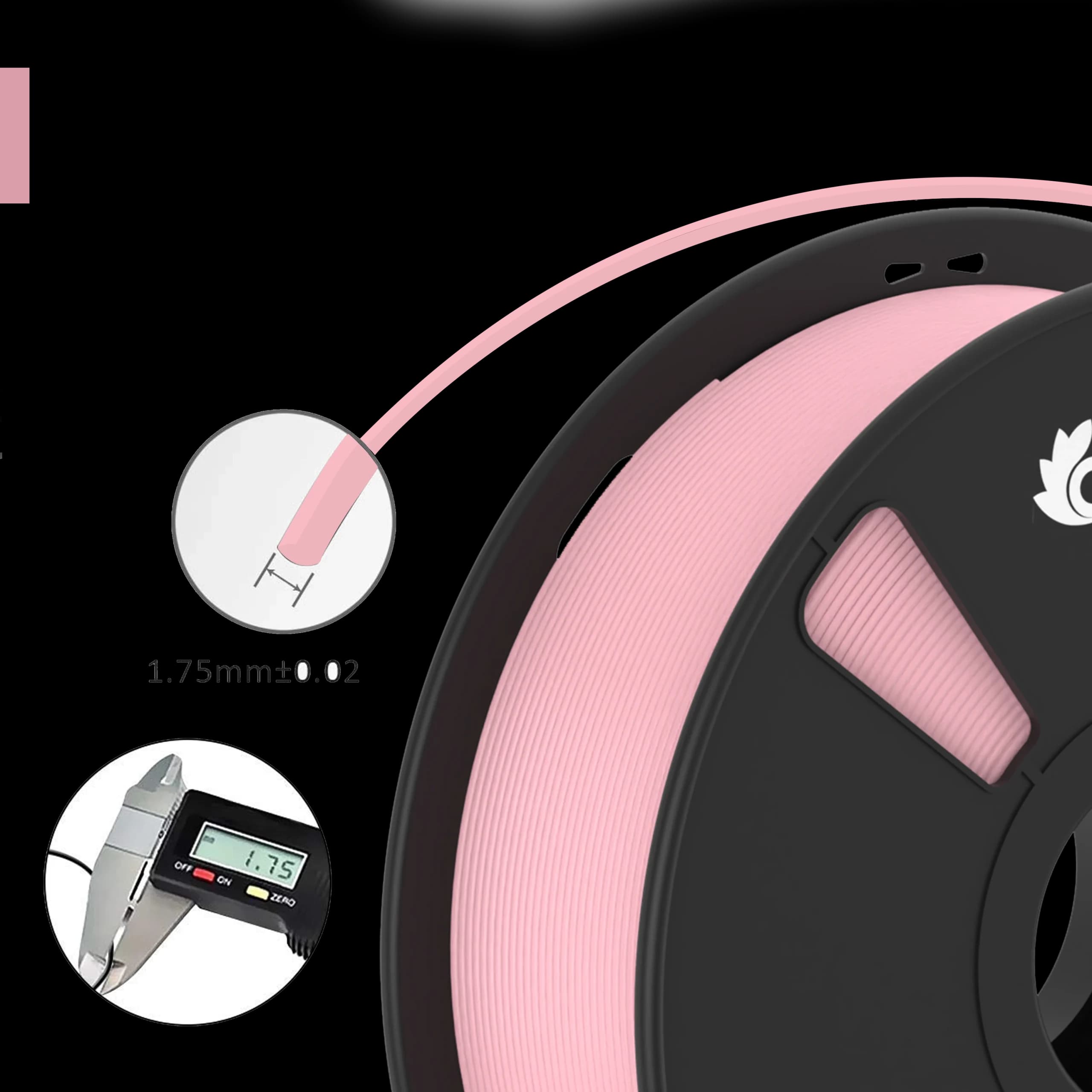 Flamingo Pink PLA Matte 3D Printer Filament - image 3