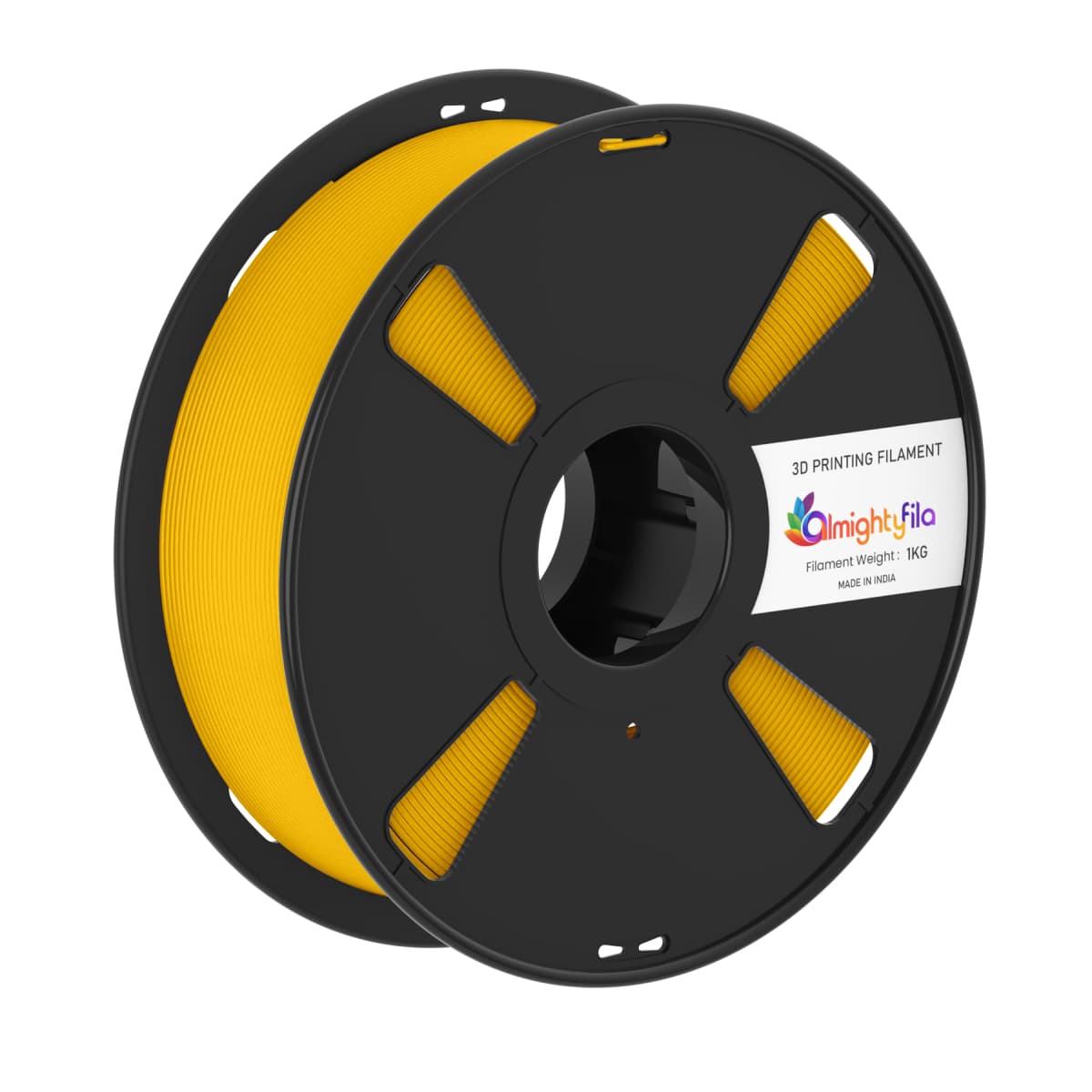 Yellow PLA Matte 3D Printer Filament - image 1