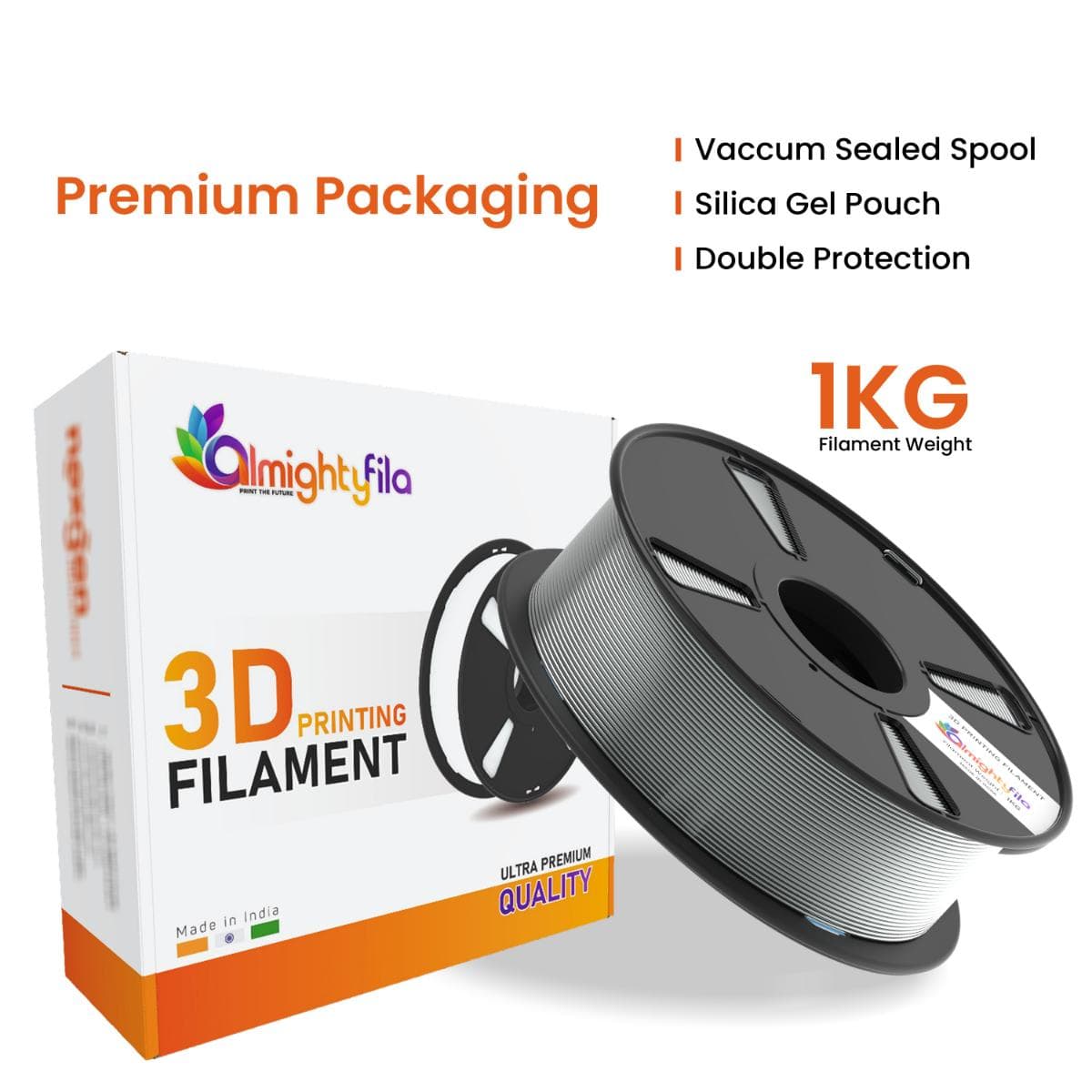 Dark Grey PLA Matte 3D Printer Filament - image 4