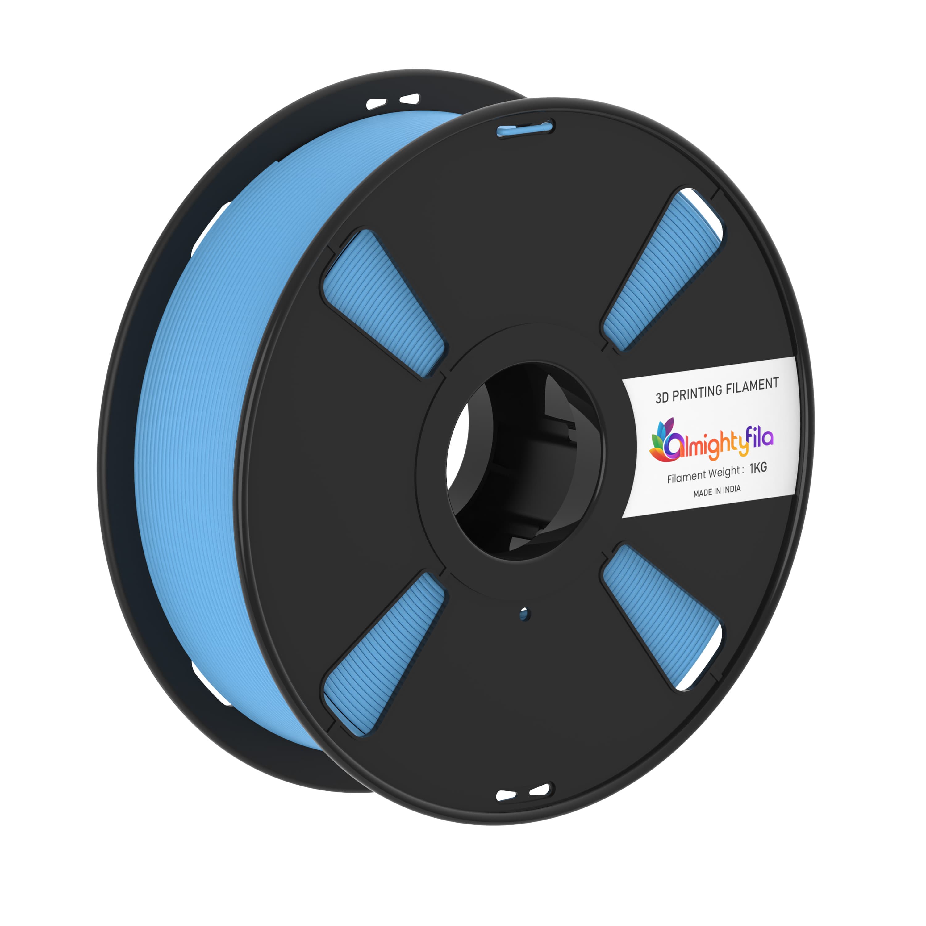 Sky Blue PLA Matte 3D Printer Filament - image 1