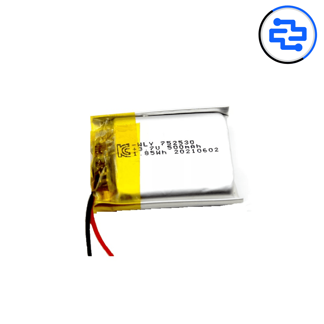 Thumbnail 1 for 3.7V 500mAh 1S LiPo Battery