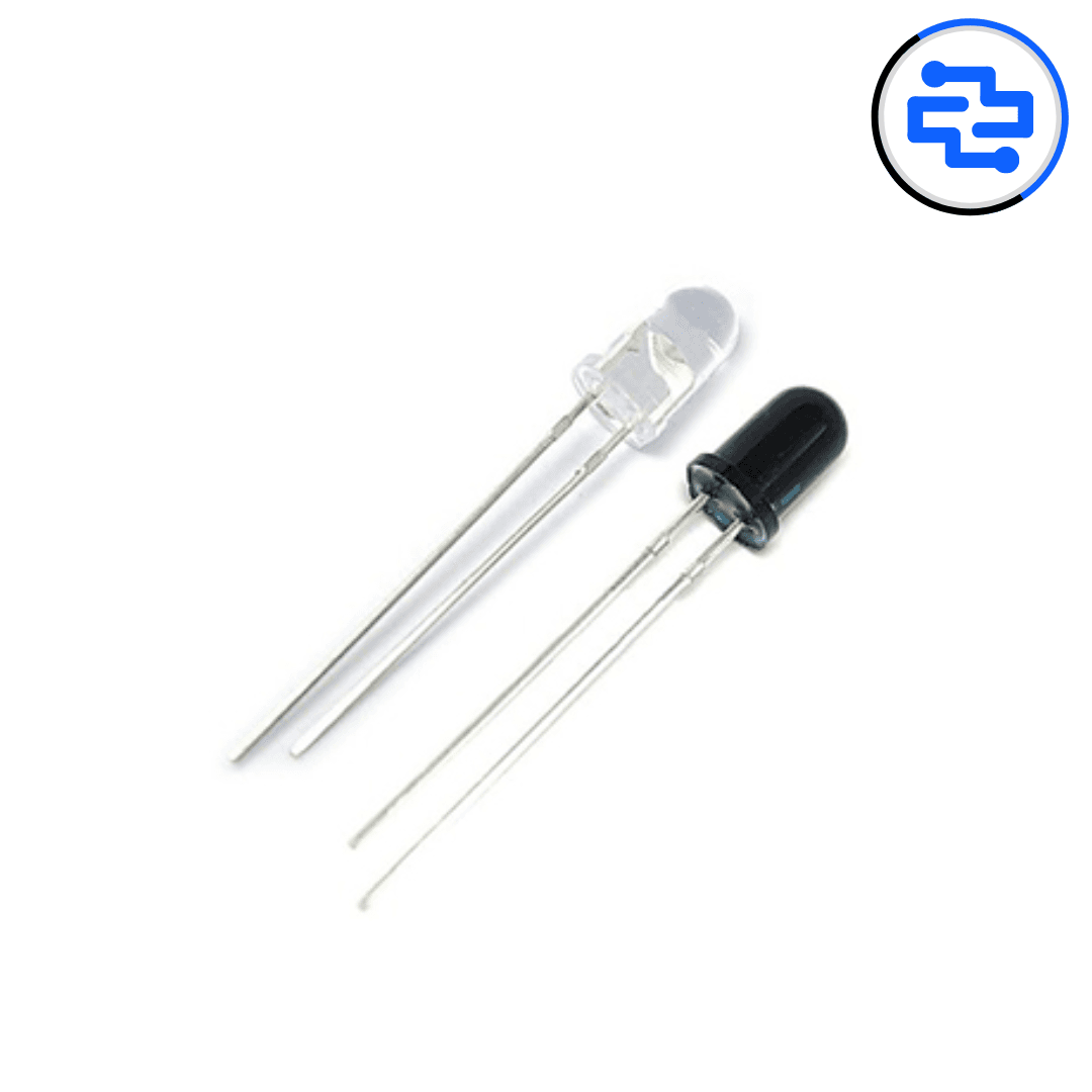 5mm IR LED Pair (Transmitter and Receiver) - image 1
