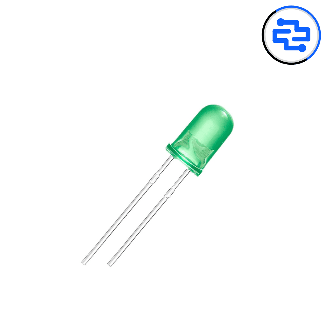 5mm Green DIP LED - image 1